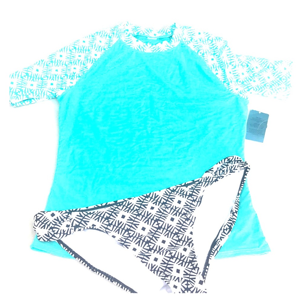 Two piece bathing suit
